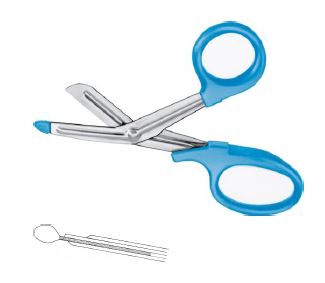 УНІВЕРСАЛЬНІ НОЖИЦІ СИНІ 180MM